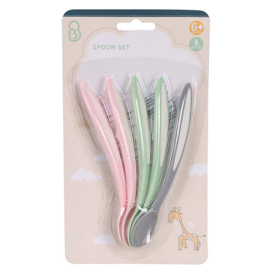 Set babylepels pastel, 5st.