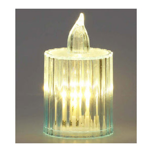 Koopman kaarsje met led, 24st.