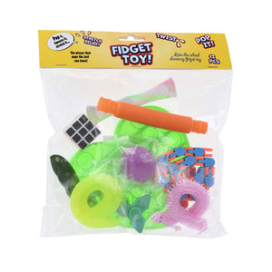 Koopman fidget speelgoed set kleurrijk sensorisch speelgoed 12 stuks.