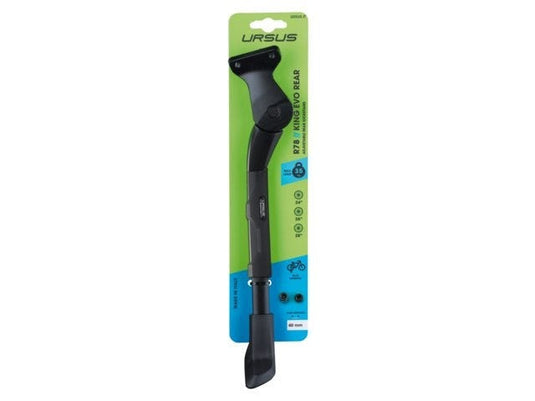 Ursus standaard king evo xl achterstandaard 18 mm plaat zwart