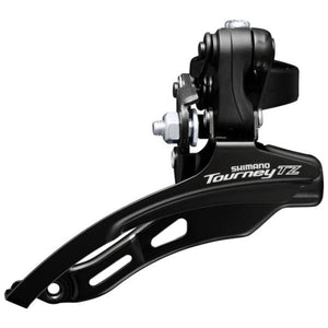 Shimano voorderailleur tourney tz fd-tz510 - 6 7 speed - down swing - hoge klem 31,8 mm - 48t