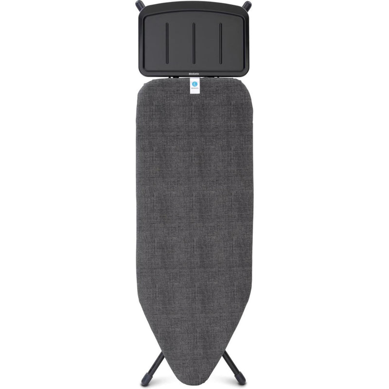 Afbeelding laden in galerijviewer, Brabantia strijkplank denim black c 124x45cm met stoomunithouder
