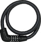 Abus Microflex 6615C 120 15 Zwart Kabelslot