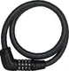 Abus Microflex 6615C 120 15 Zwart Kabelslot