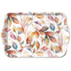 Ambiente dienblad melamine colourful leaves 13x21 cm