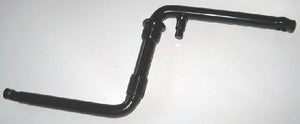 Bmx crank one piece zwart