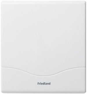 Bouwkern honeywell deurbelgong d142 atlanta - bedrade tweetonige deurbel - trafo 8v 1a - geluidsniveau ca. 75 db(a) - zonder beldrukker - afmetingen 4,5 x 10,5 x 12 cm - kleur wit