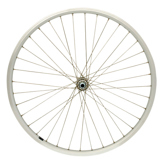 Cordo voorwiel 26 19-559 vaste as rvs spaken zilver
