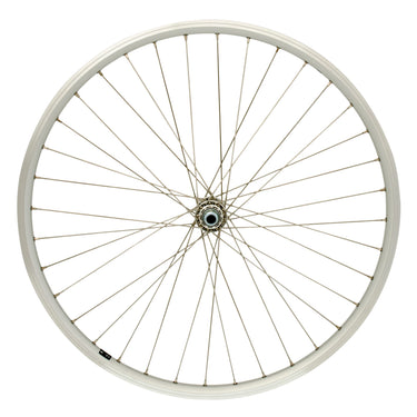 Cordo voorwiel 26 19-559 vaste as rvs spaken zilver