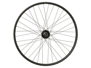 Abi cordo hybride voorwiel 28 naafdynamo centerlock - zwart
