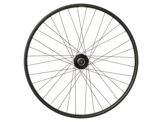 Abi cordo hybride voorwiel 28 naafdynamo centerlock - zwart