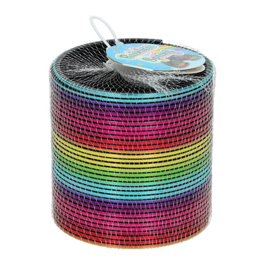 Trapveer in regenboogkleuren - 10cm