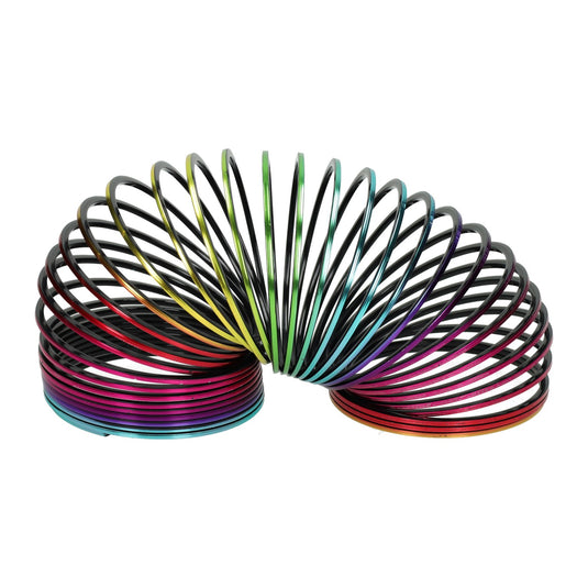 Trapveer in regenboogkleuren - 10cm