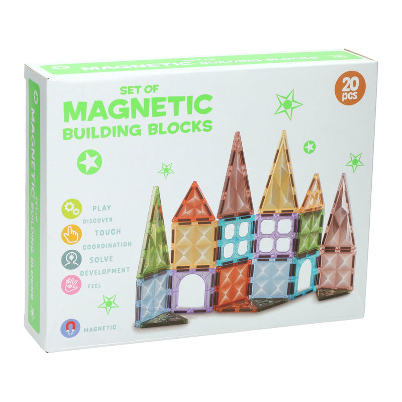 ギャラリービューアに画像をロードする, Magnetische bouwstenen 5 vormen - 20st.
