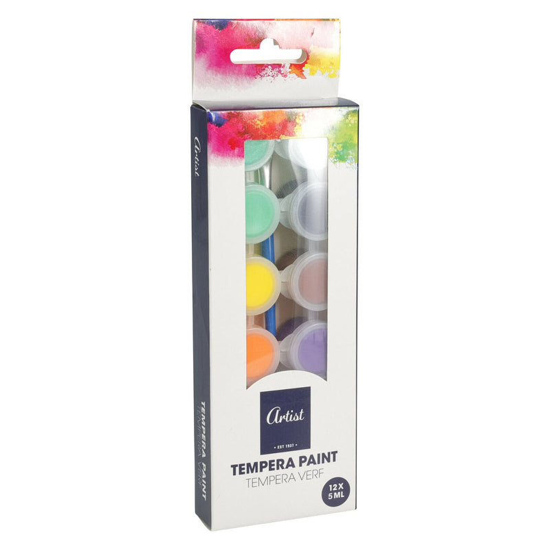 Afbeelding laden in galerijviewer, Tempera verfset - 12 kleuren
