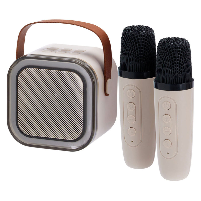 Afbeelding laden in galerijviewer, Draadloze karaokeset met speaker en 2 microfoons
