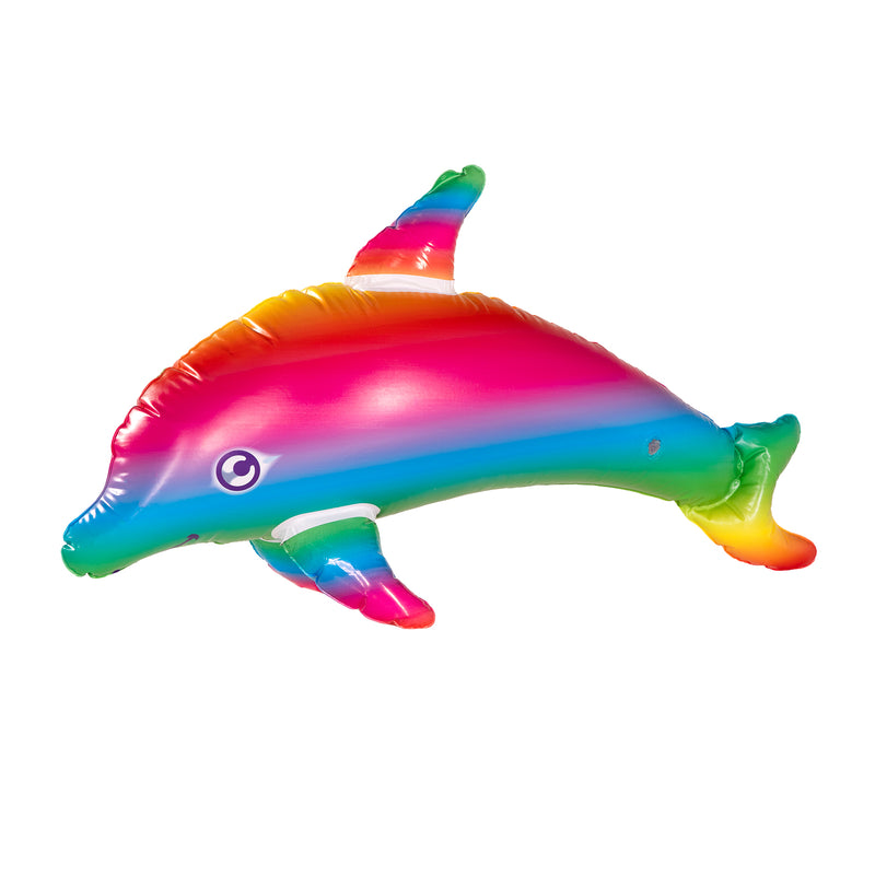ギャラリービューアに画像をロードする, Opblaasbare dolfijn in regenboogkleuren

