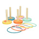 Houten ringwerpsel - 10dlg.