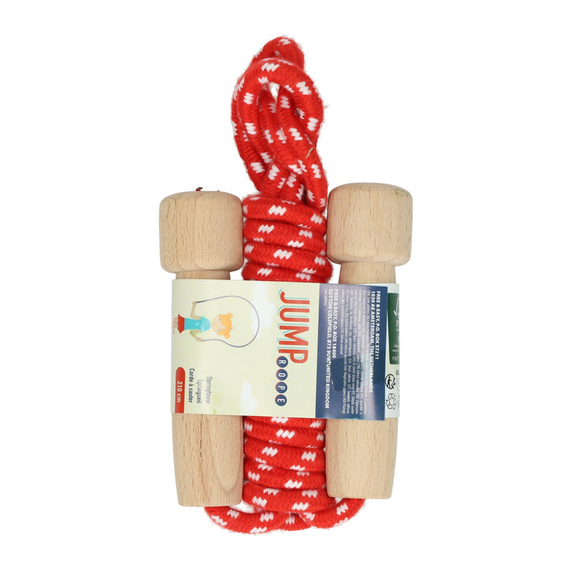 Chargez l'image dans la visionneuse de la galerie, Springtouw met houten handvatten - 210cm
