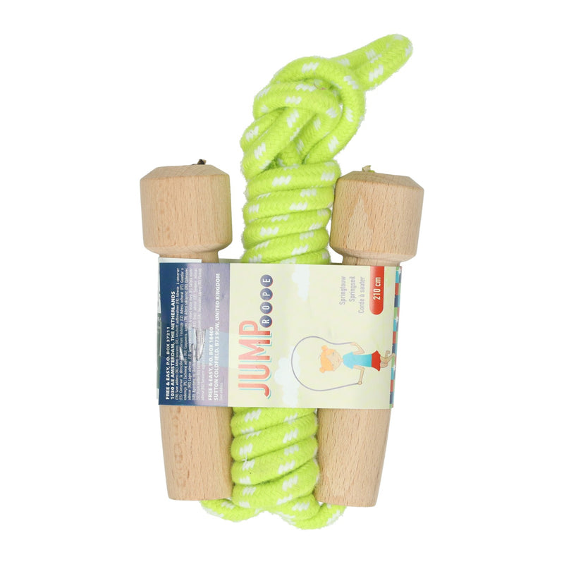 Chargez l'image dans la visionneuse de la galerie, Springtouw met houten handvatten - 210cm
