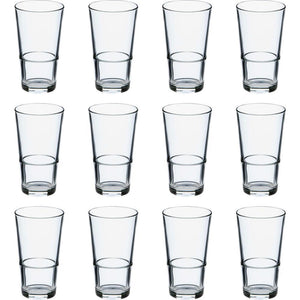 Mammoet bierglas budgetline amsterdam stapelbaar 340ml set a 12 stuks