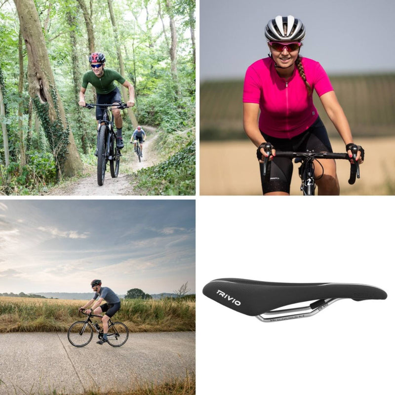 Load image into Gallery viewer, Trivio - gorilla pfs fietszadel zwart pfs
