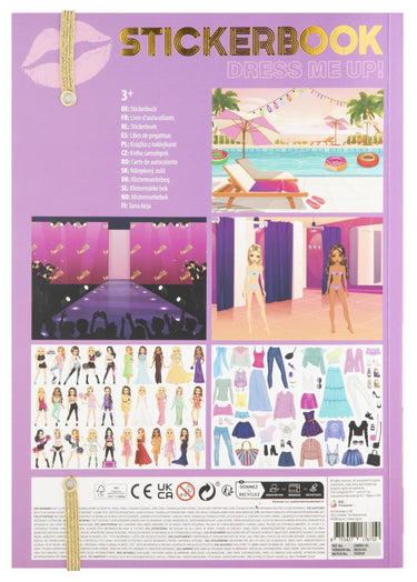 Besties dress me up! stickerboek neon a4