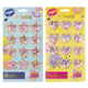 Grafix besties 3d glitter stickers pak a 12 stuks