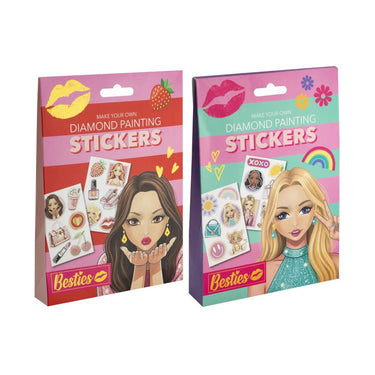 Besties maak je eigen diamond painting stickers