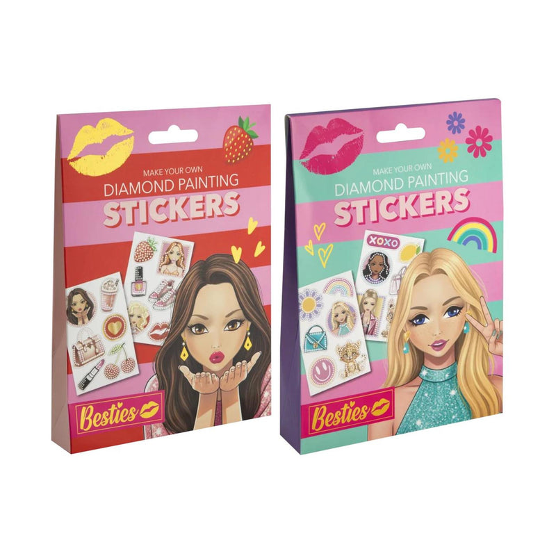 Load image into Gallery viewer, Besties diamond painting stickers
