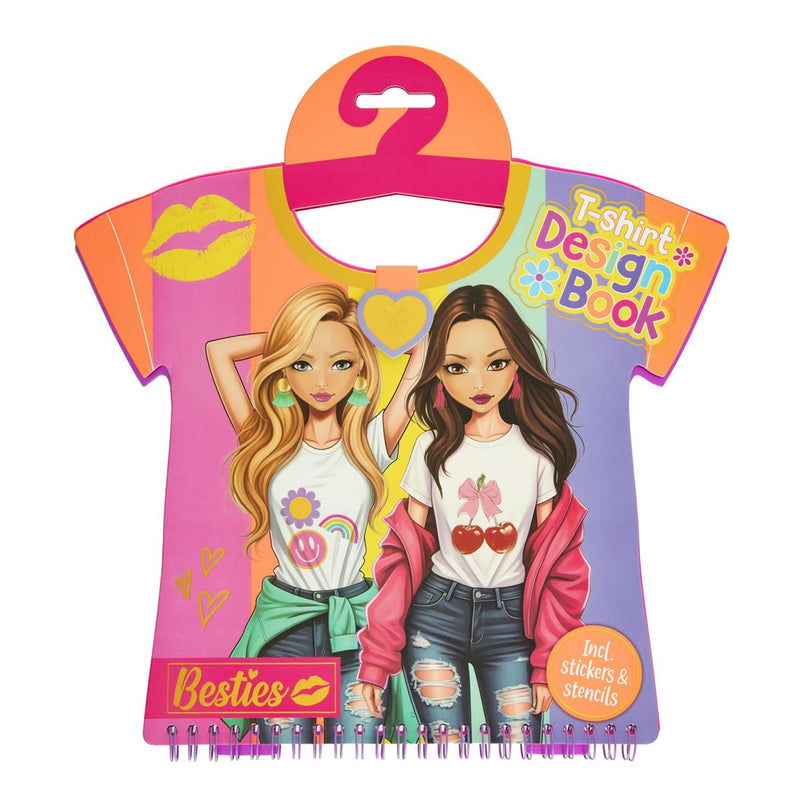 Load image into Gallery viewer, Besties t-shirt design book 20 vel
