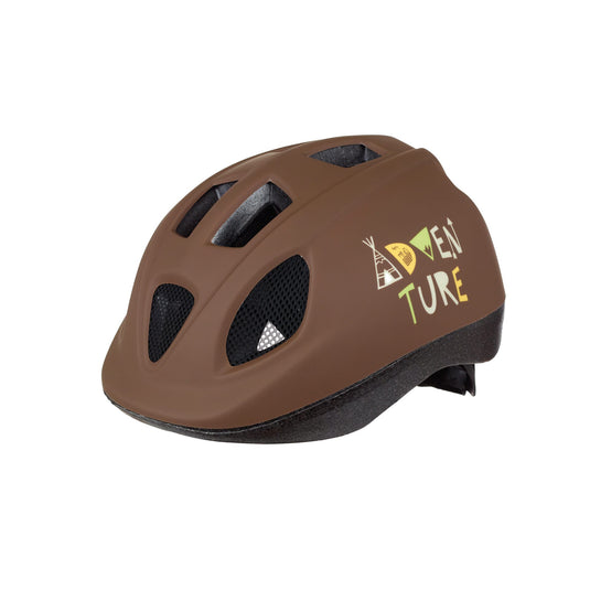 Polisport kinder helm adventure xs 46-53 cm bruin