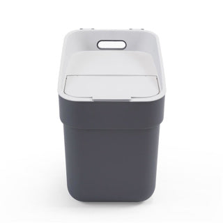 Afbeelding laden in galerijviewer, Curver ready to collect prullenbak - 20 liter - donkergrijs lichtgrijs
