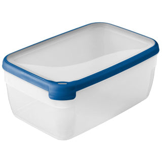Load image into Gallery viewer, Curver grand chef vershoudbak rechthoek 5.4l transparant donkerblauw
