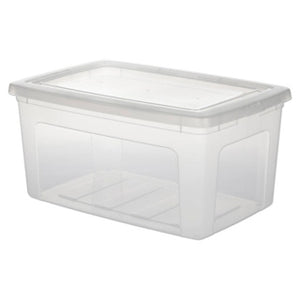 Iris opbergbak 50l 59.5x39.5x29 cm met deksel | 2 stuks