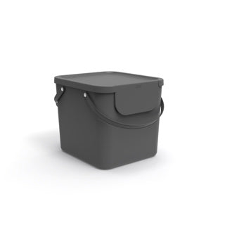 Rotho albula afvalscheiders - bpa vrij - 40l - zwart