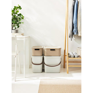 Load image into Gallery viewer, Rotho albula opbergbox 12l mistletoe wit
