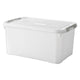 Curver handy+ opbergbox 50l transparant grijs wit