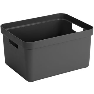 Sunware sigma home opbergbox 32l antraciet afmeting 44,4 x 34,2 x 24,2 cm