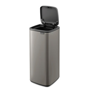 Brabantia bo touch bin prullenbak - 30 liter - platinum
