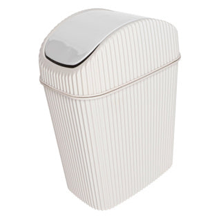 Tafelafvalbak alythia met zwaaideksel 2,5 liter beige | 3 stuks