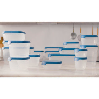 Curver grand chef vershoudbak rechthoek 2.4l transparant donkerblauw