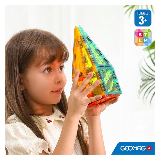 Geomag magnetisch speelgoed magnetic tiles gems 16 bouwset.