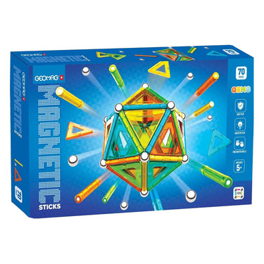 Geomag magnetische sticks edelstenen set - 70dlg.