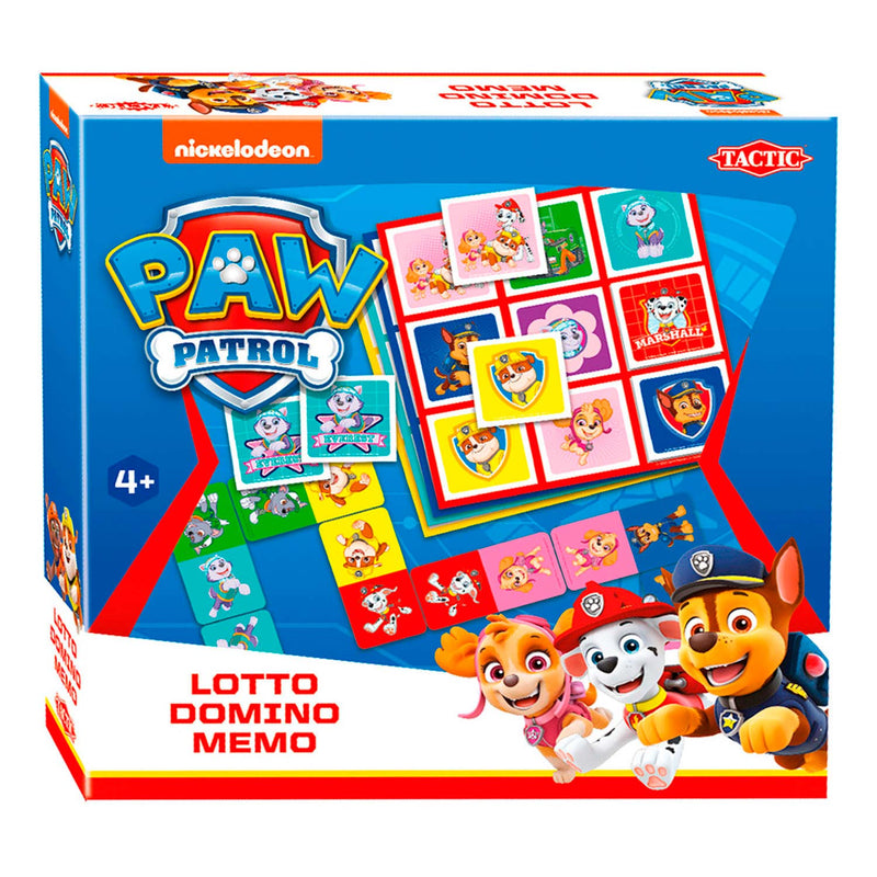 Load image into Gallery viewer, Tactic paw patrol lotto domino memo - 3 in 1
