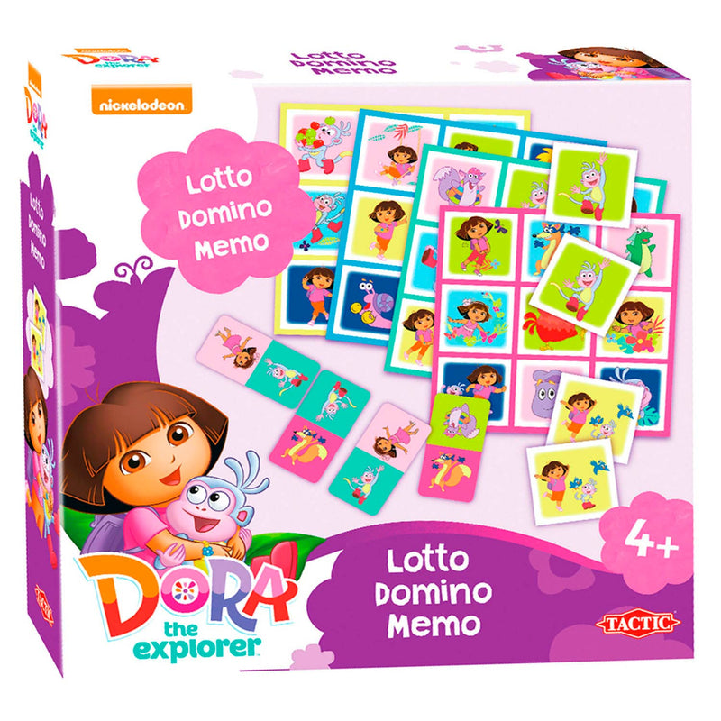 Load image into Gallery viewer, Selecta Dora Lotto,Domino,Memo 3in1

