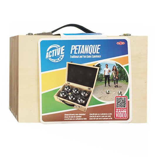 Tactic luxe jeu de boules set in houten kist