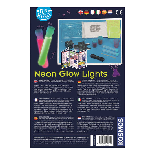 Kosmos neon glow experimenten