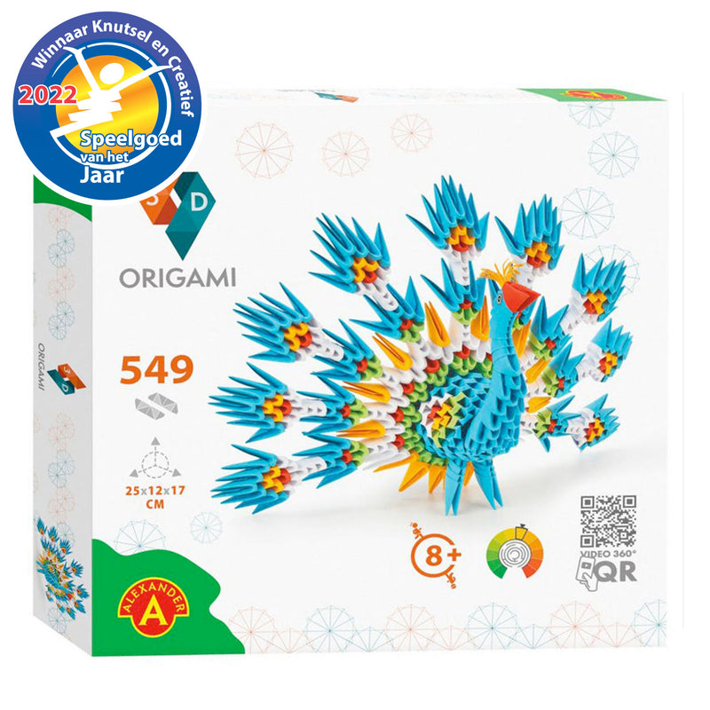 Load image into Gallery viewer, Alexander toys origami 3d - pauw, 549dlg.
