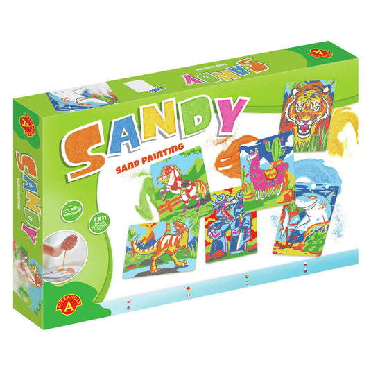 Selecta zandkunst knutselen mega pack (66 zakjes knutselzand)